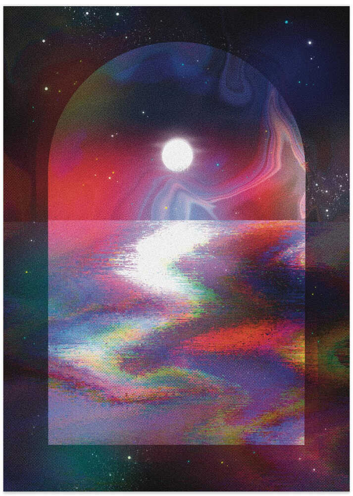 Retro cosmic archway