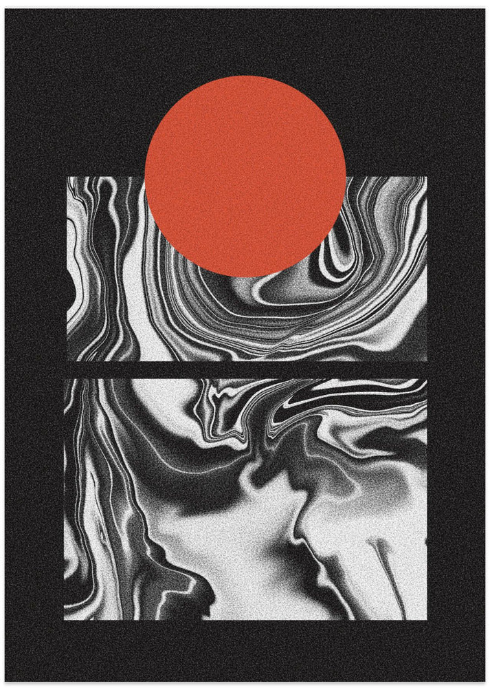 Minimal Marble Sunset