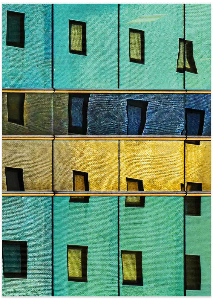 Reflection in glass - Tokyo Japan