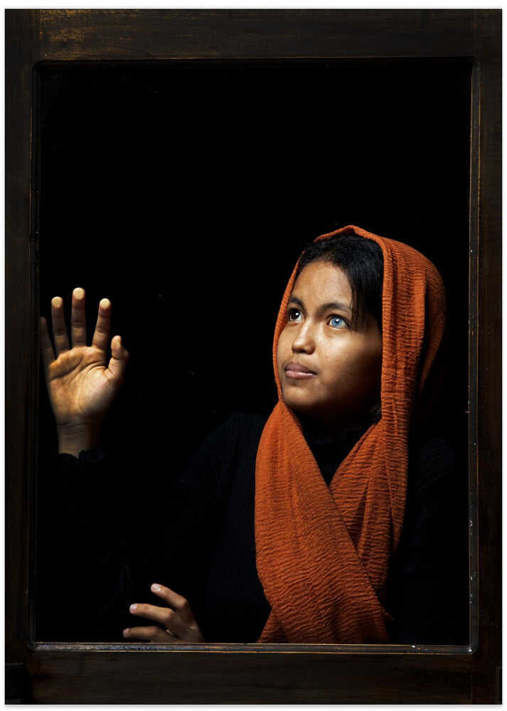 Beautiful Girl in Frame