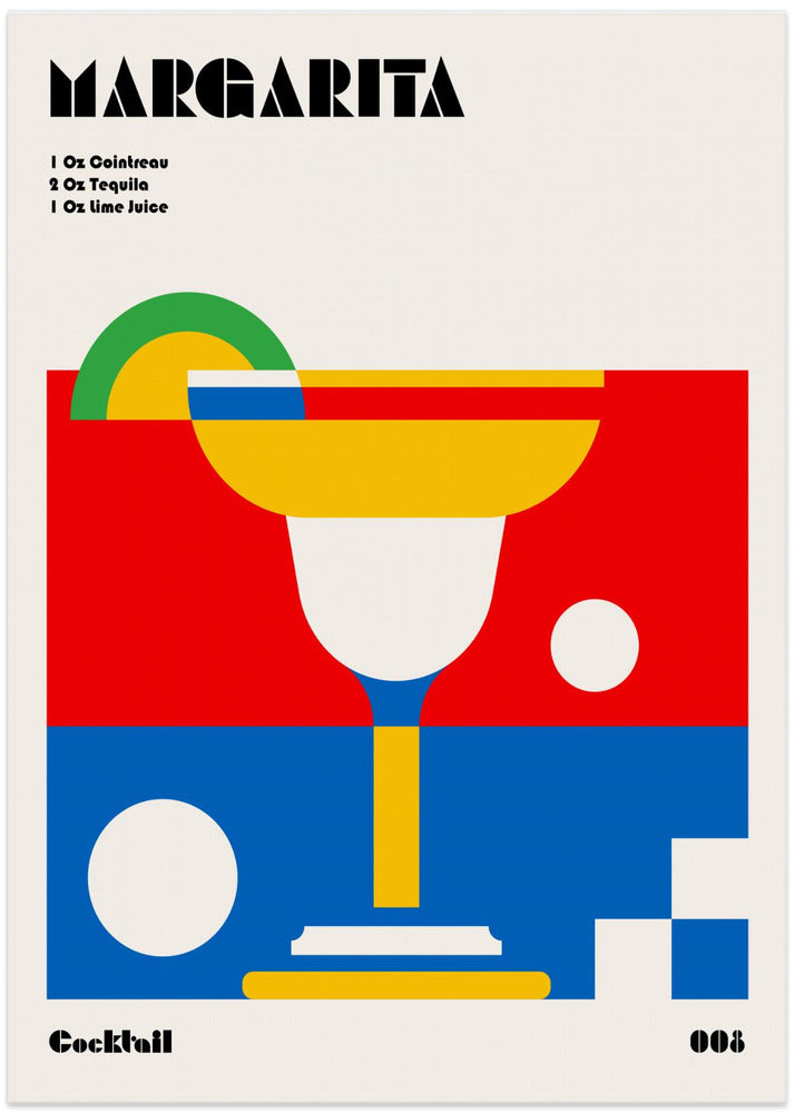 Art Prints of Margarita Bauhaus Cocktail