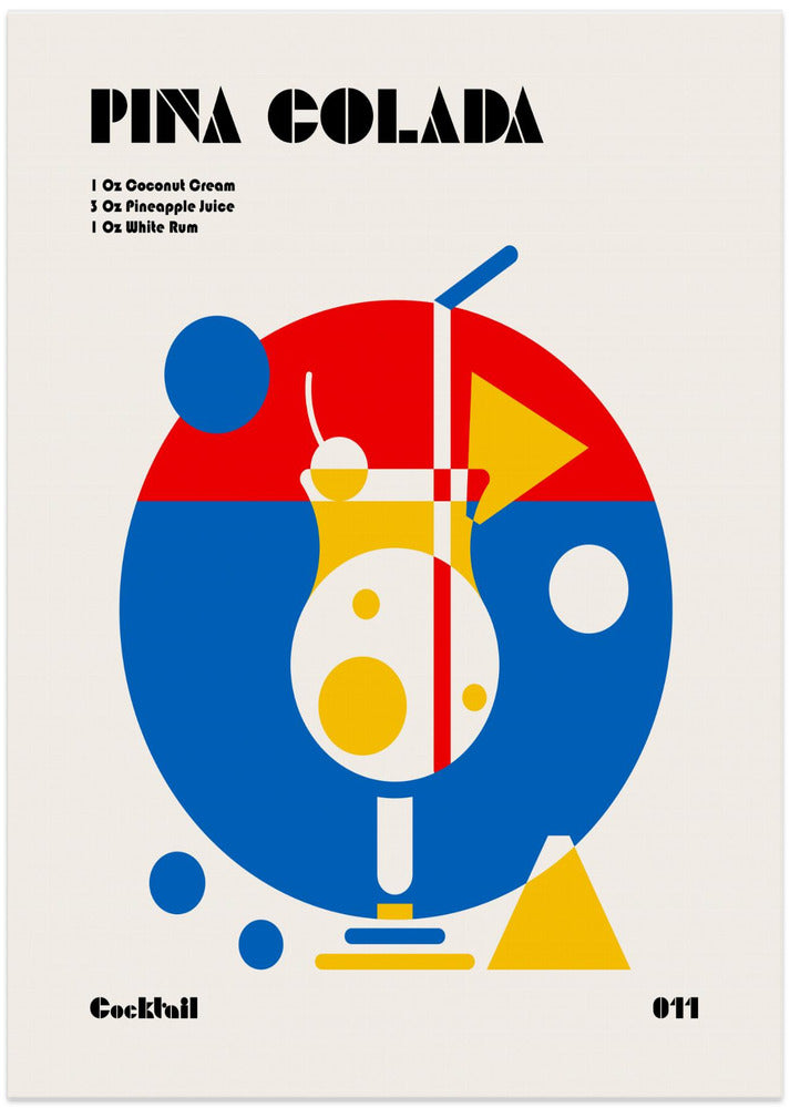 Pina Colada Bauhaus Cocktail