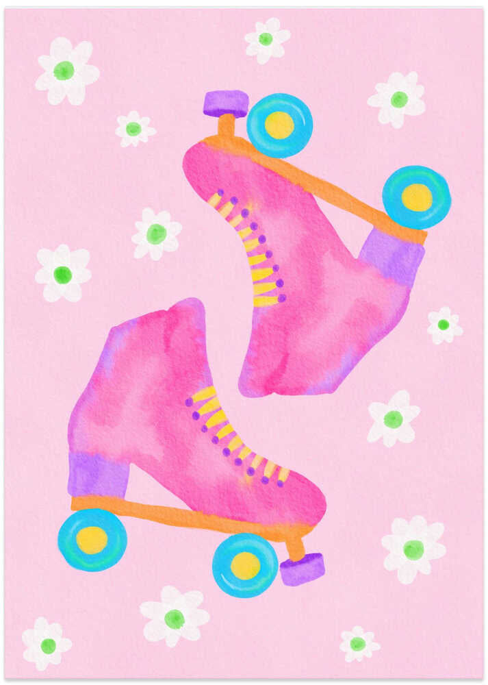 Roller Skates Pink