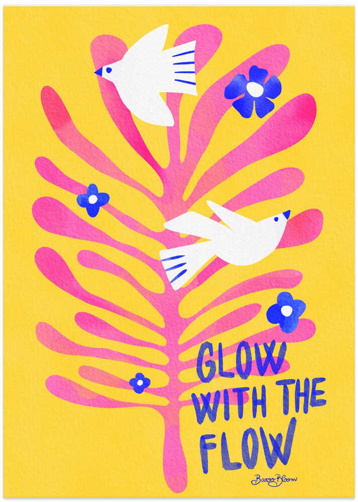 Birds - Glow with the Flow pink