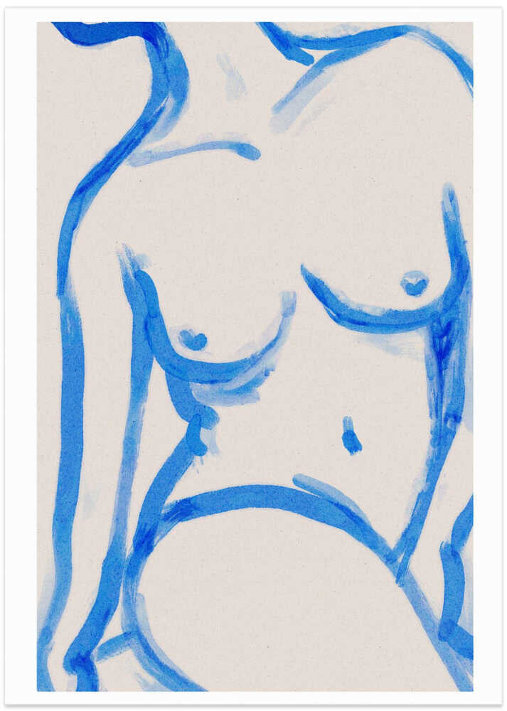 Blue Contour Nude