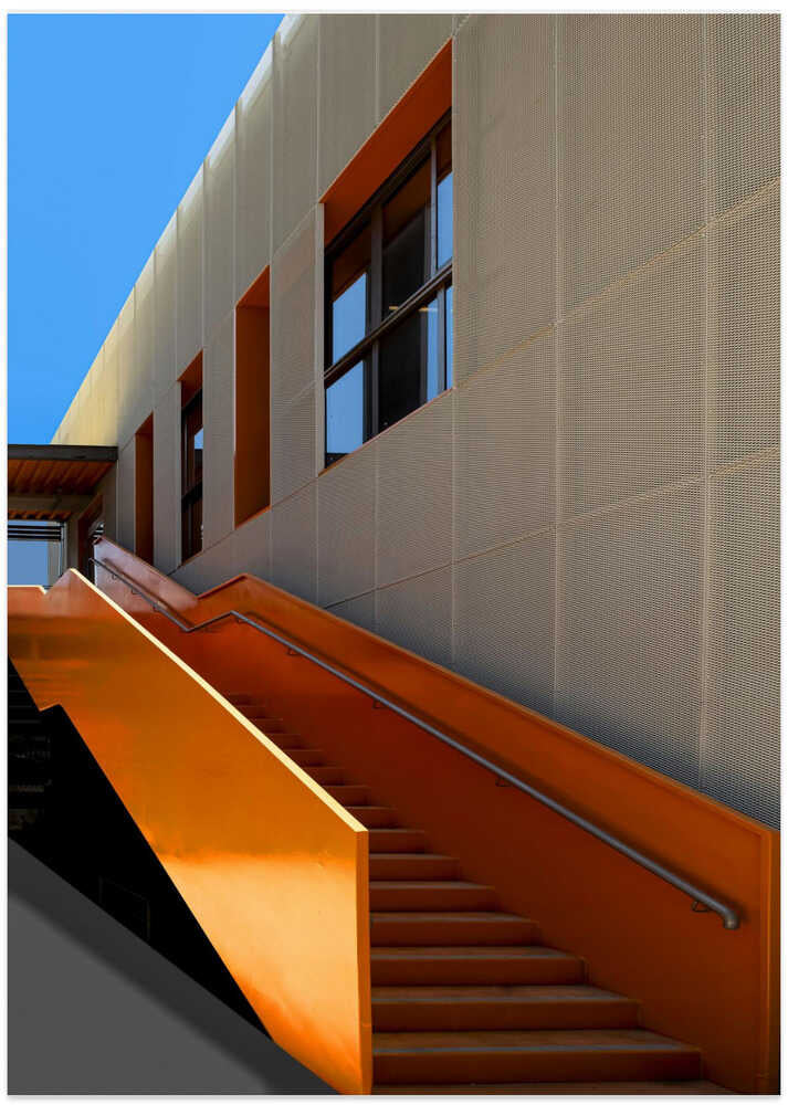 The orange staircase - Ramat Gan