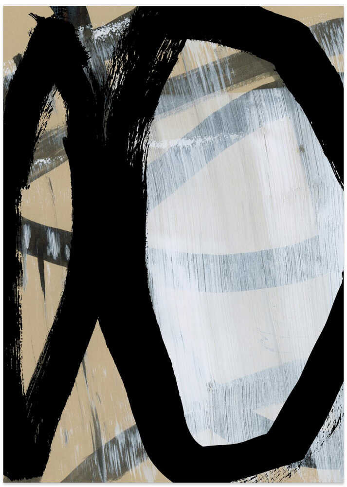 Bold Black On White No1