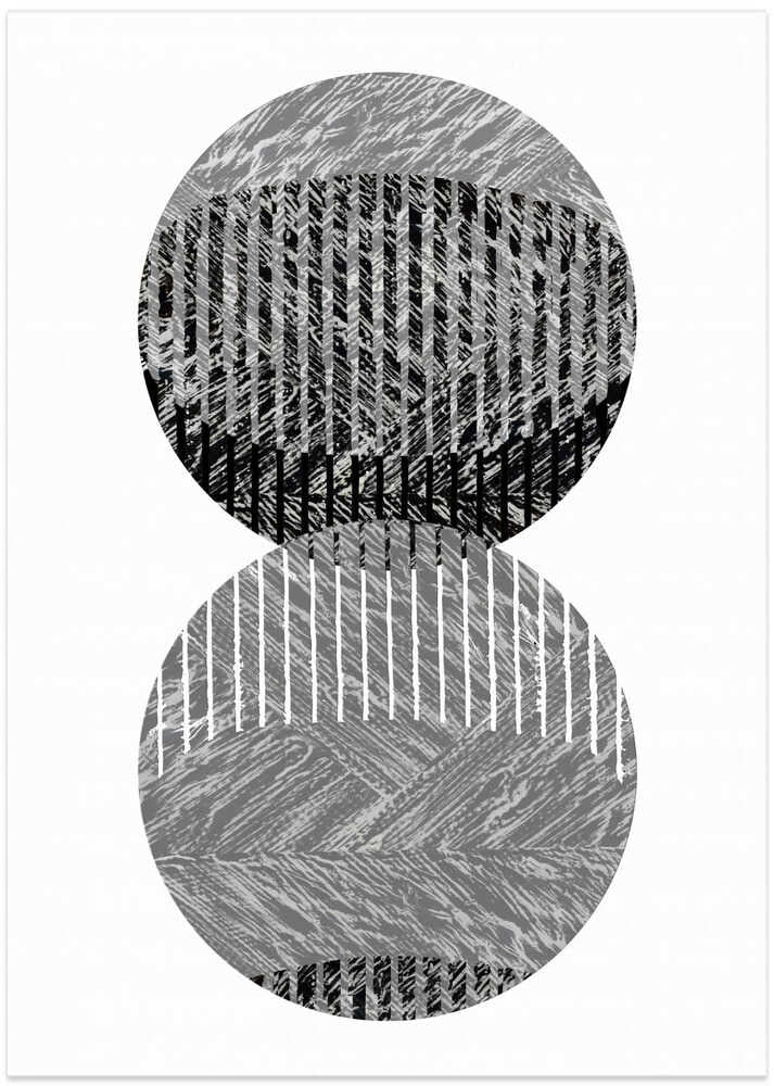 Black Grey Dots Bauhaus No3