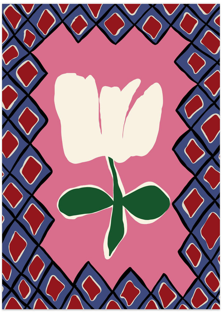 Petal plaid playtime I