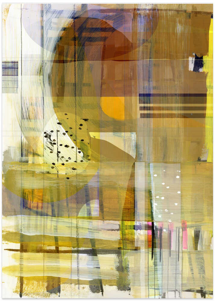 Yellow Ochre Abstract No2