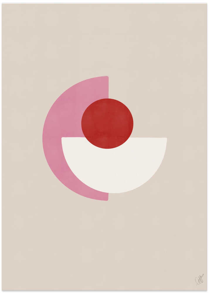 Red and Pink Abstract No. 2