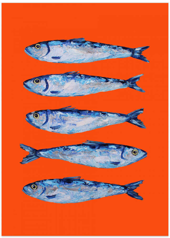Sardines on Orange