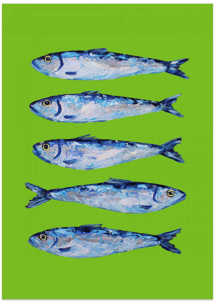 Sardines Lime Green