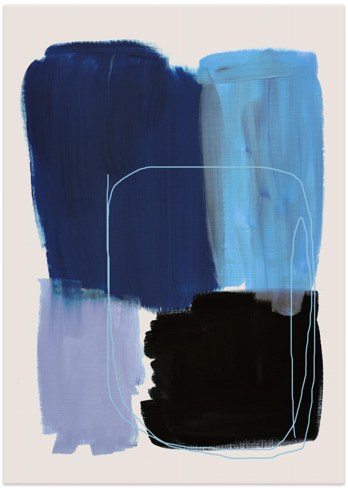 Art Prints of Abstract Brush Strokes 120x