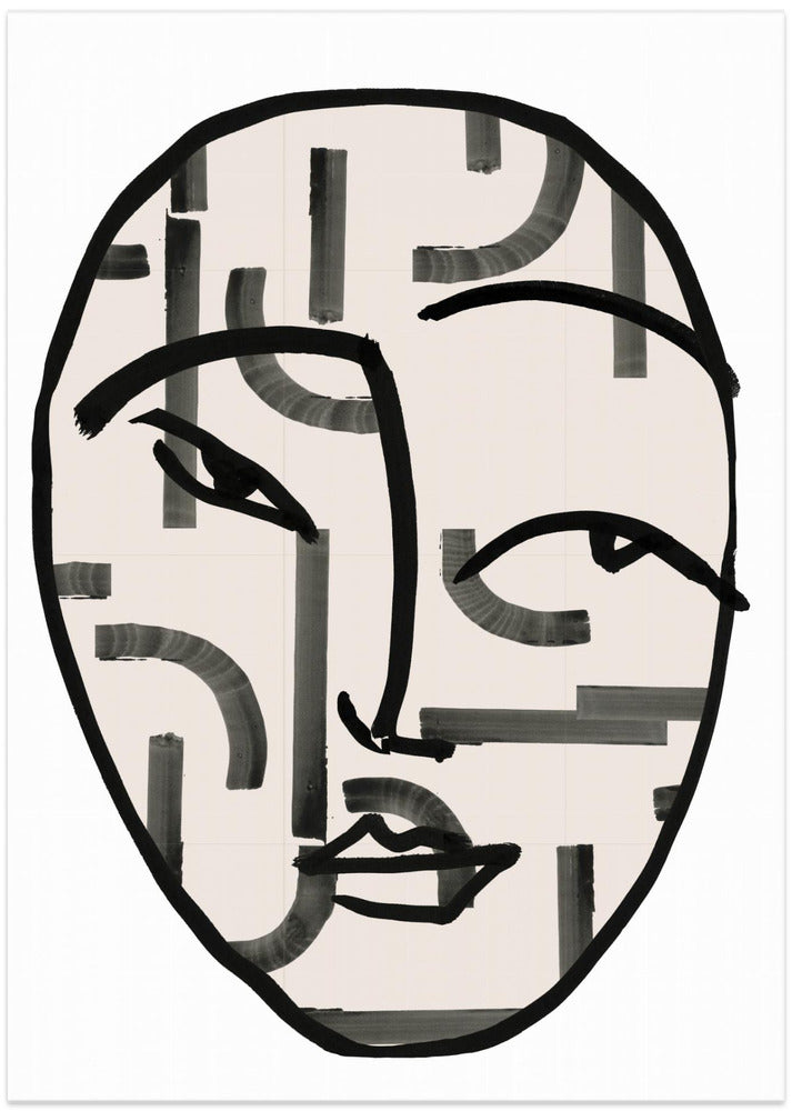 Art Prints of Pattern Head 3