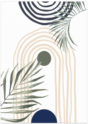 Art Prints of Boho Green Blue 3