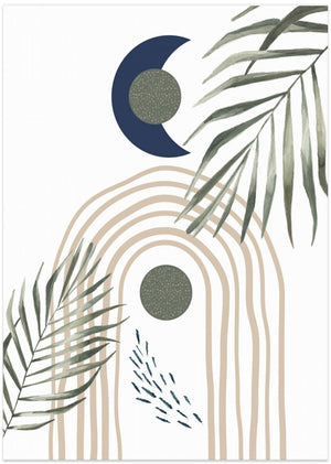 Art Prints of Boho Green Blue 4