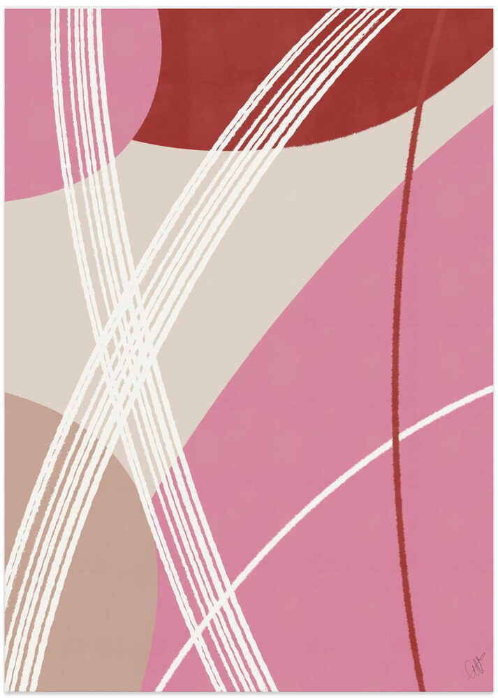 Red & Pink Abstract