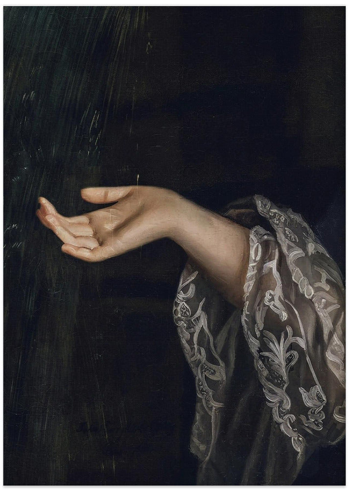 Detail Of Woman / Oil Painting