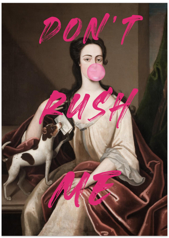 Dont Ruch Me / Altered Bubble Gum Art