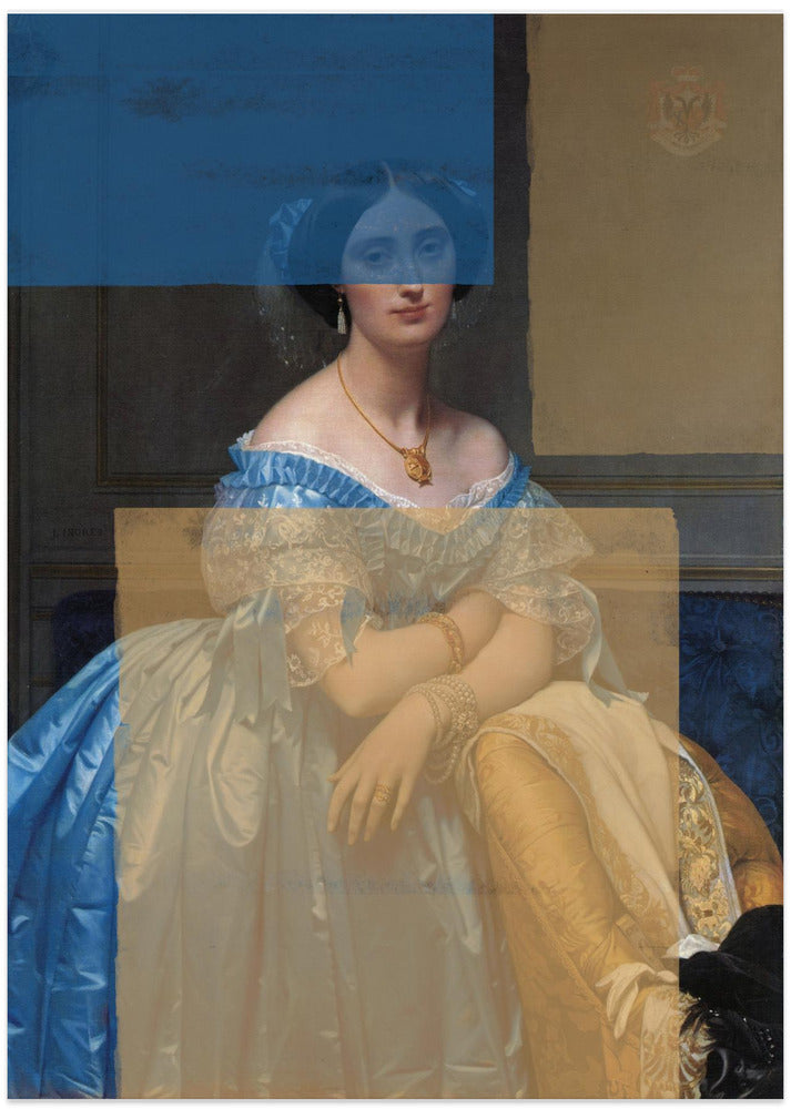 Baroque Portrait Contemporary Collage