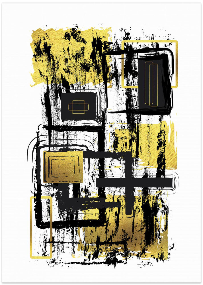 Art Prints of ABSTRACT ART Construction Plan