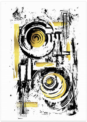 Art Prints of ABSTRACT ART Hard Working