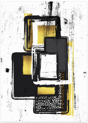 Art Prints of Abstract Painting No. 3 | gold