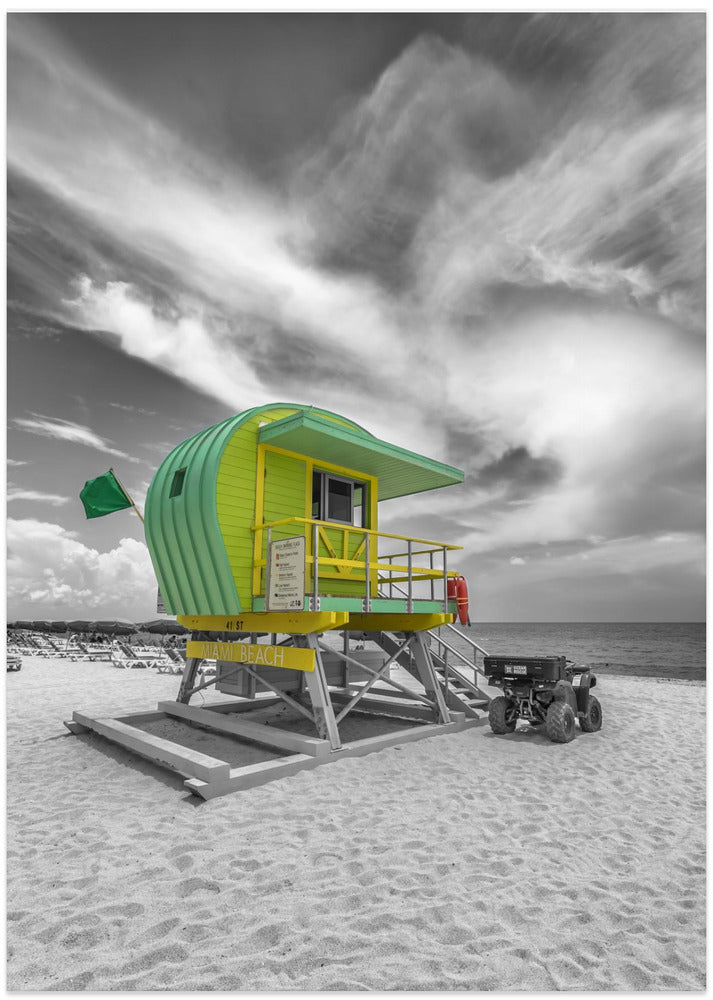 MIAMI BEACH Green Florida Flair