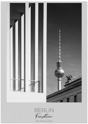 Art Prints of In focus: BERLIN Television Tower & Museum Island