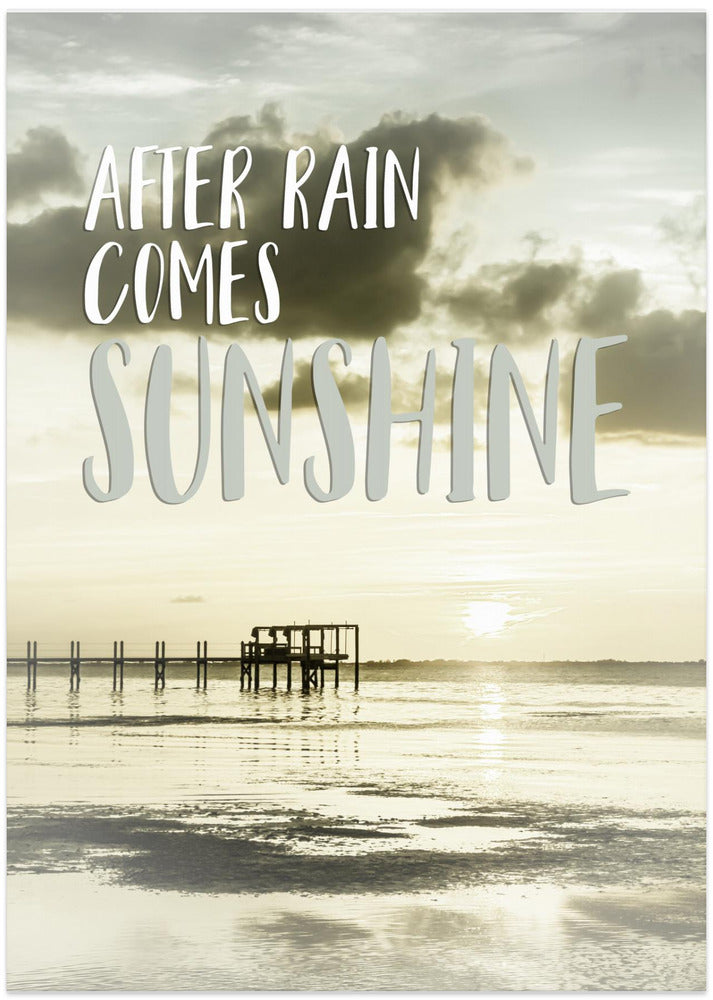 Art Prints of After rain comes sunshine | Sunset