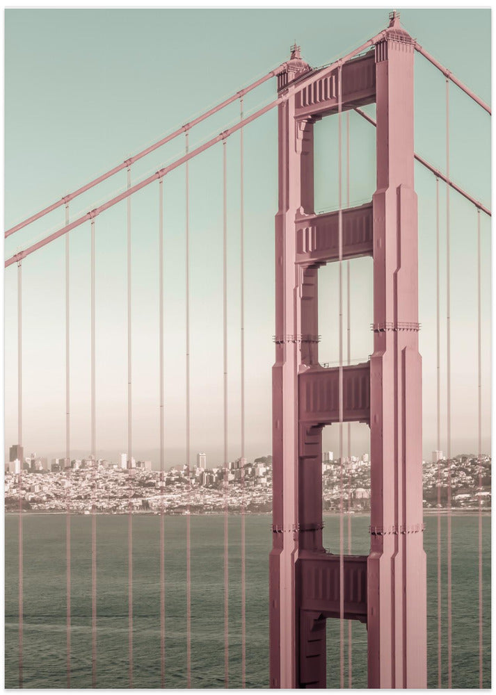SAN FRANCISCO Golden Gate Bridge | urban vintage style