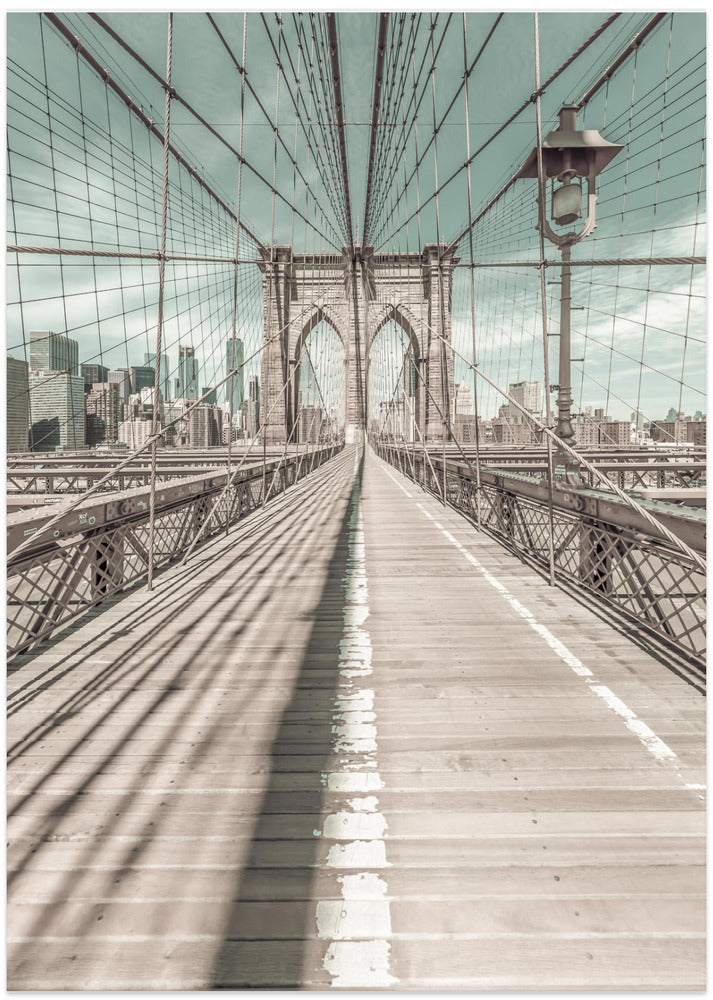 NEW YORK CITY Brooklyn Bridge | urban vintage style