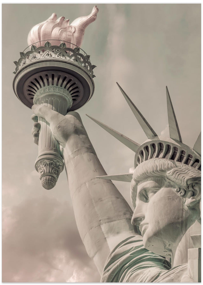 Art Prints of NEW YORK CITY Statue of Liberty | urban vintage style