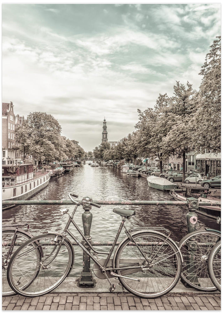Art Prints of Typical Amsterdam | urban vintage style