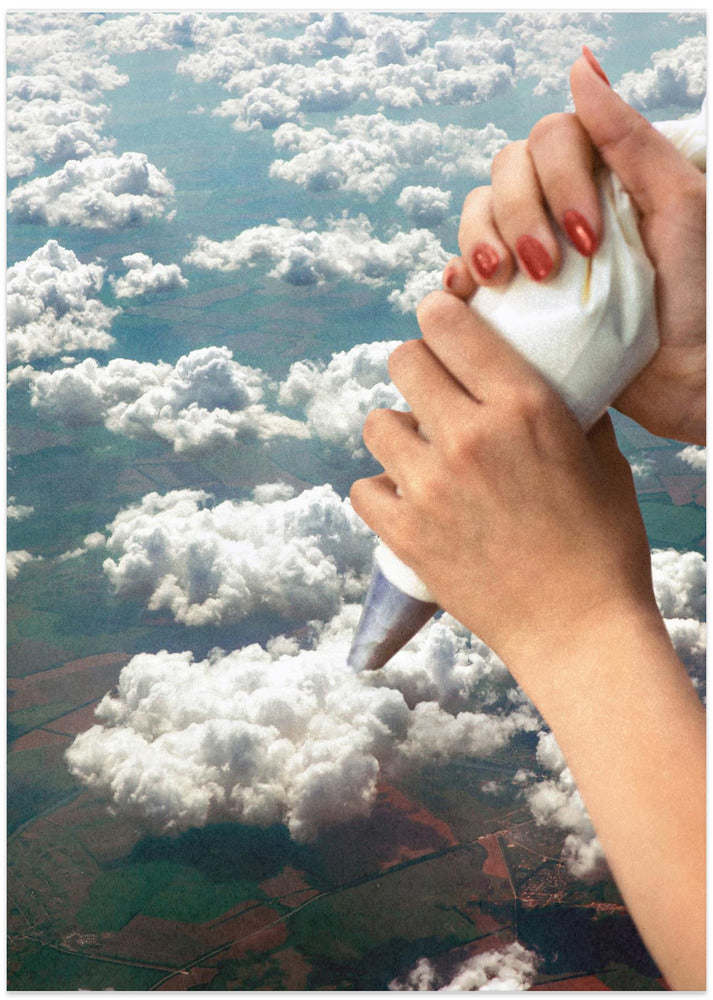 Piping Clouds - Whipped Cream