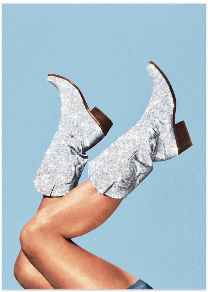 These Boots Glitter Blue II