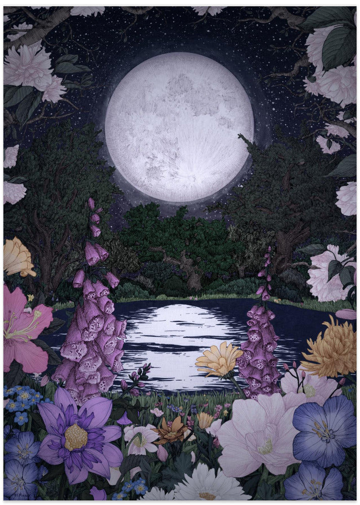 Moon Garden Reflections