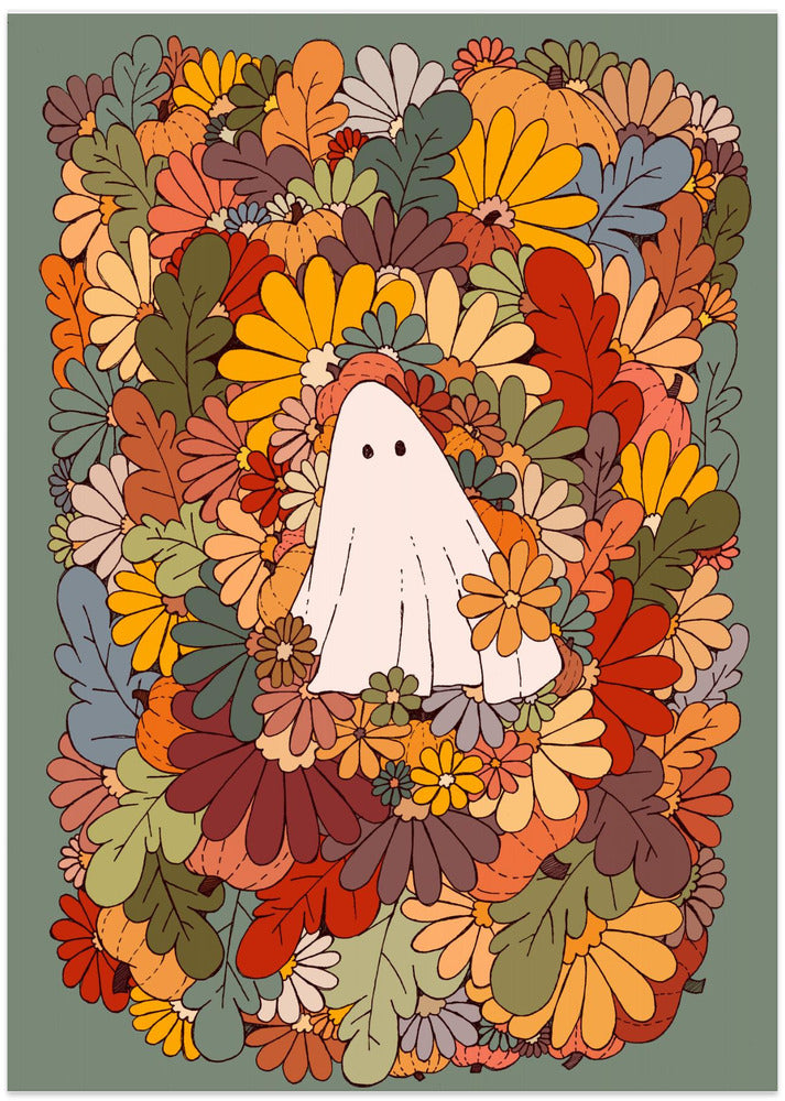 Ghost and Flowers