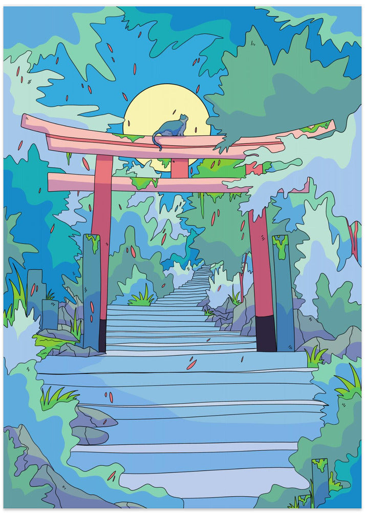 The Cat and the Torii Gate