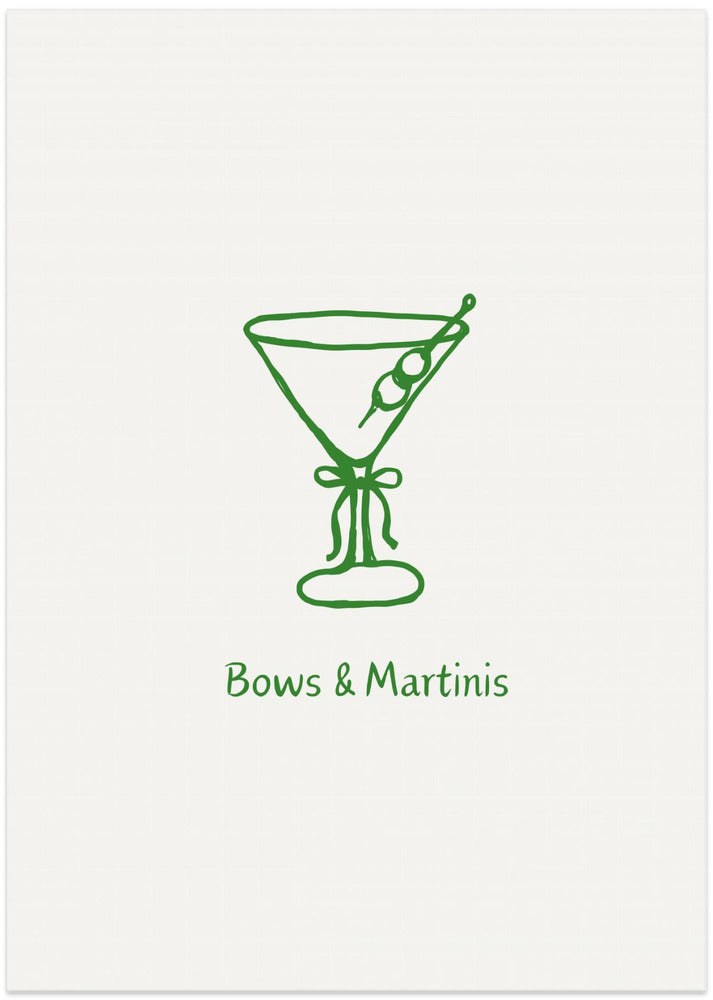 Green Bows and Martinis