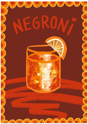 Art Prints of Cocktail Negroni