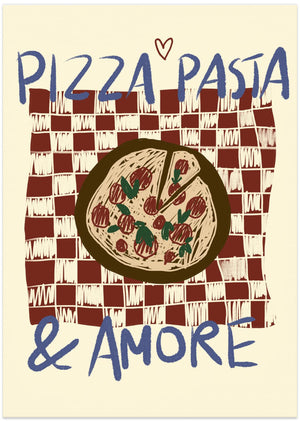 Art Prints of Pizza Pasta & Amore