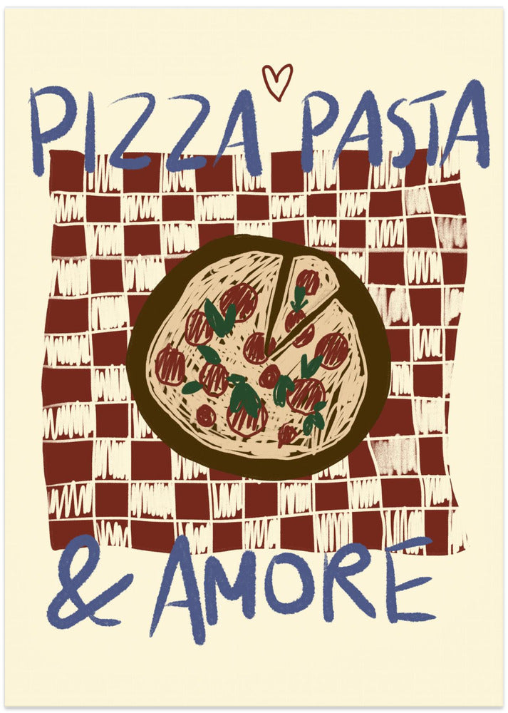 Art Prints of Pizza Pasta & Amore