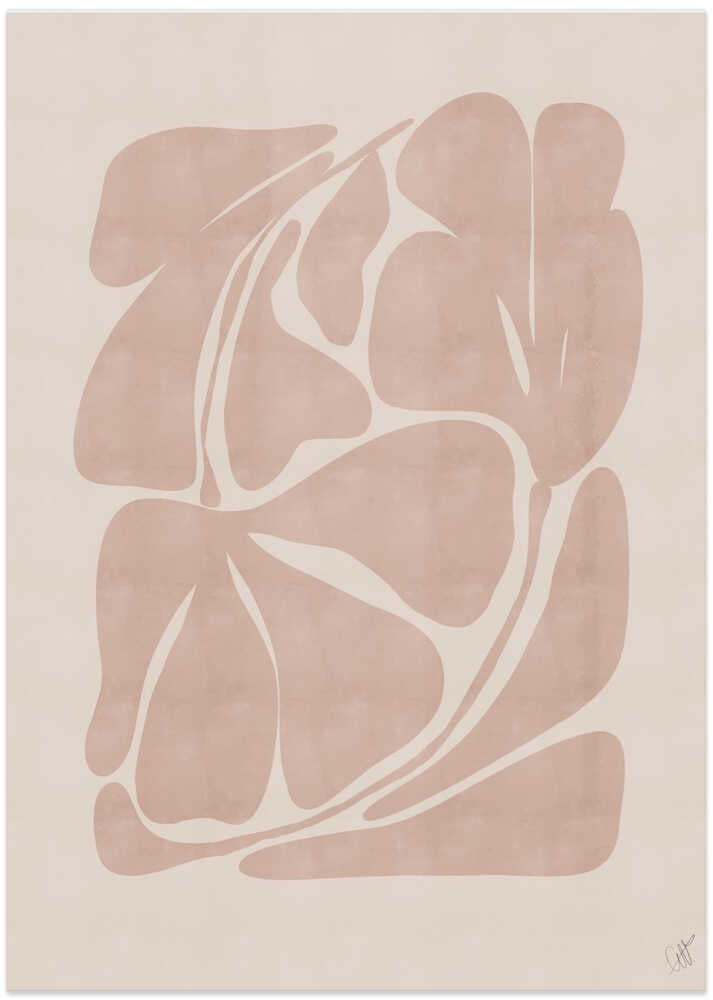 Beige Abstract Shapes