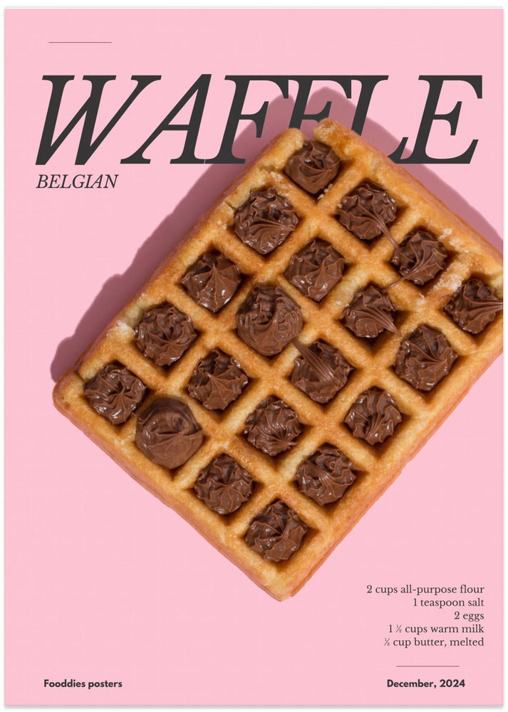 Art Prints of Belgian Waffle