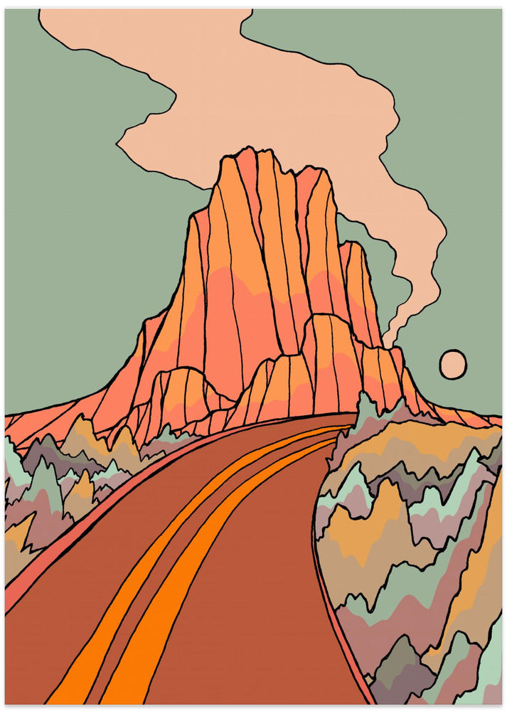 Road Past the Mountain