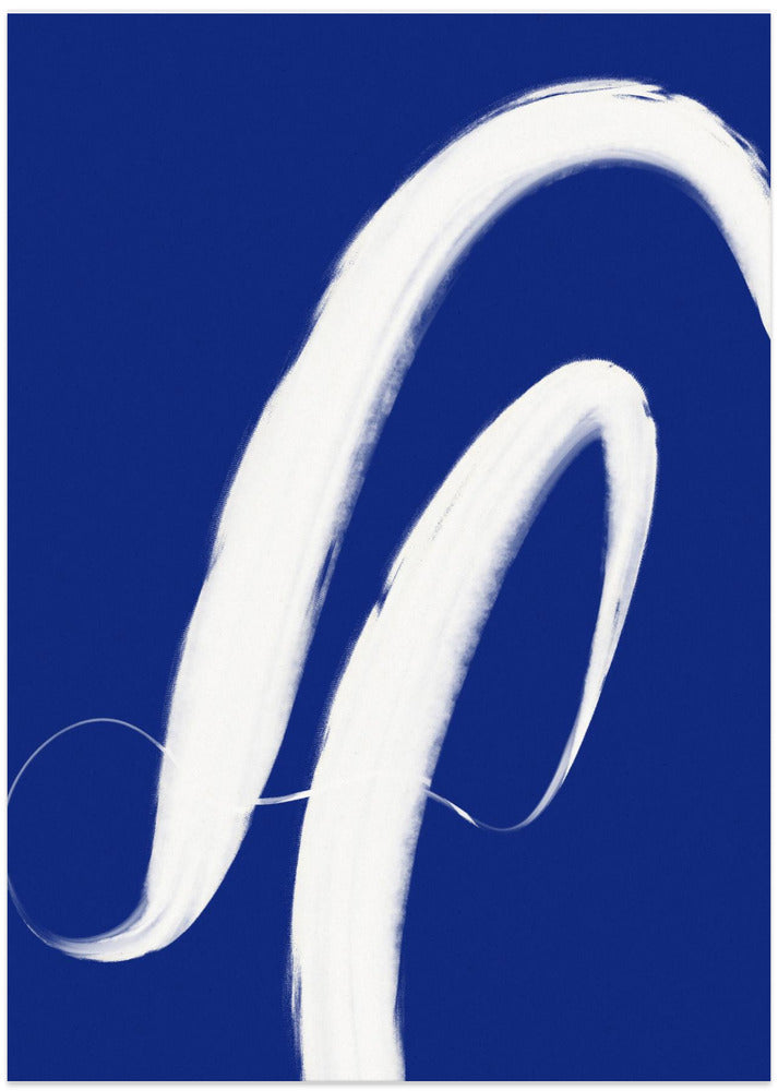 Whirling White Strokes