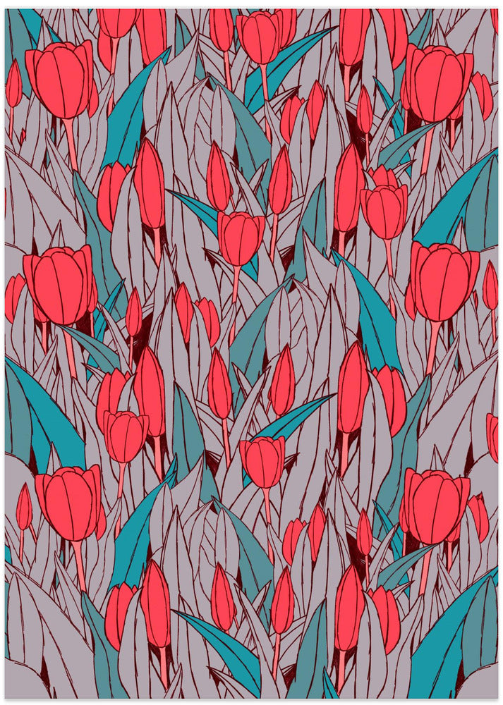 The Red Tulips