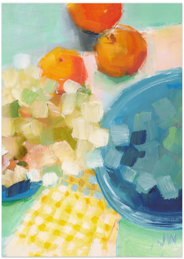 Oranges and Hydrangea